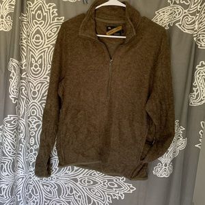 Onward reserve Fleece pullover small Olive color